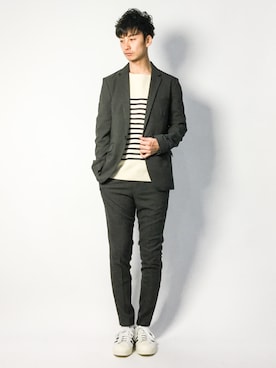 RENさん（メンズ・176cm）の春コーディネート