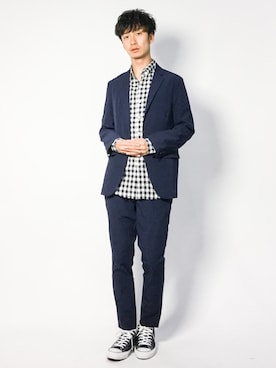 RENさん(メンズ・176cm)の春コーディネート