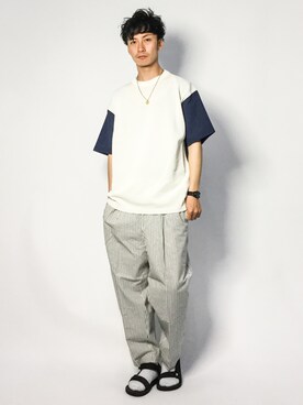 RENさん（メンズ・176cm）の春コーディネート