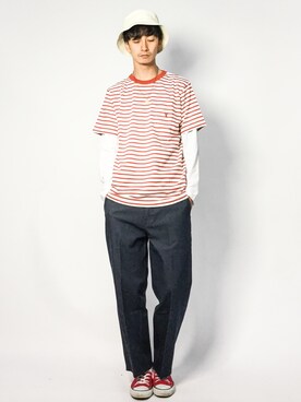 RENさん（メンズ・176cm）の春コーディネート