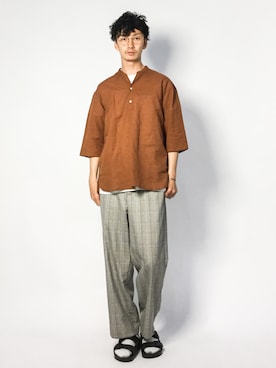 RENさん（メンズ・176cm）の春コーディネート