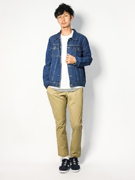 「INASTUDIOS（イーナストゥディオス）のアイテム」を使った、RENさん（メンズ・176cm）の春コーディネート