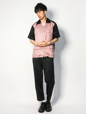 「INASTUDIOS（イーナストゥディオス）のアイテム」を使った、RENさん（メンズ・176cm）の春コーディネート