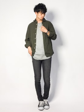 RENさん（メンズ・176cm）の春コーディネート