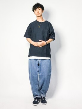 RENさん（メンズ・176cm）の春コーディネート