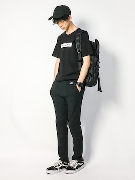 「HeM（ヘム）のアイテム」を使った、RENさん（メンズ・176cm）の夏コーディネート