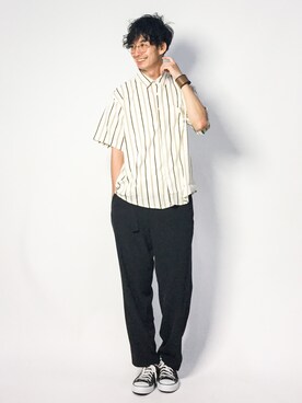 「YARD PLUS（ヤードプリュス）のアイテム」を使った、RENさん（メンズ・176cm）の夏コーディネート