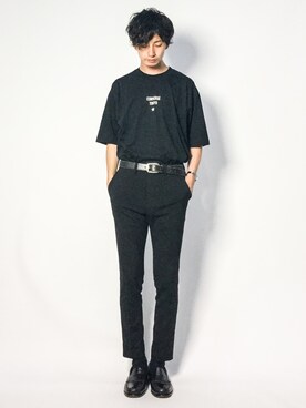 「CONVERSE TOKYO（コンバーストウキョウ）のアイテム（トップス）」を使った、RENさん（メンズ・176cm）の夏コーディネート