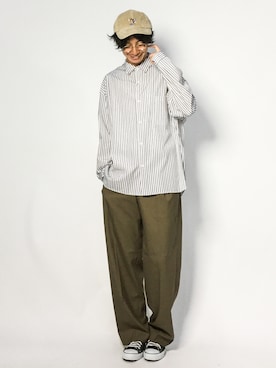 「FREAK'S STORE（フリークスストア）のアイテム（帽子）」を使った、RENさん（メンズ・176cm）の夏コーディネート