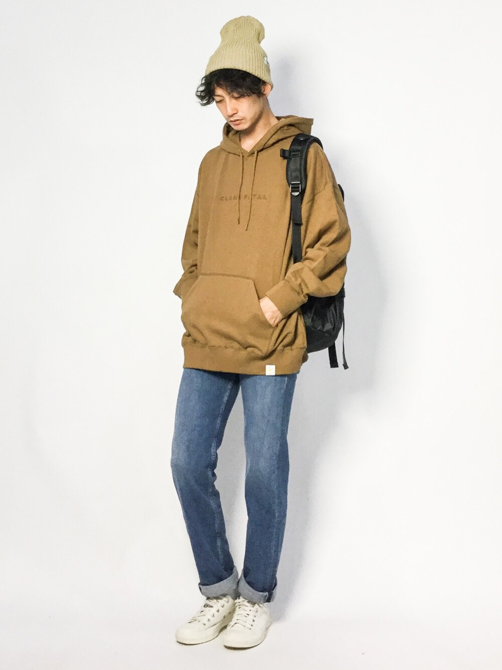CLANE CLANEPETAL スウェットパーカー CLANE - クラネペタルスウェットパーカー - BLACK | ADDICT WEB SHOP