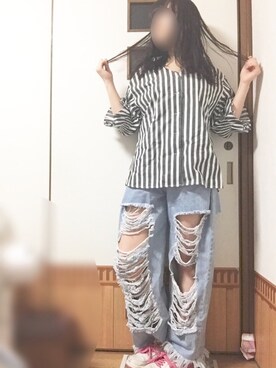 はるさん（レディース・156cm）の夏コーディネート