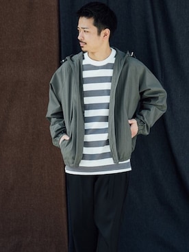 「ITEMS URBANRESEARCH（アイテムズ アーバンリサーチ）のアイテム（マウンテンパーカー）」を使った、Yudai  Yorozuさん（メンズ・164cm）の冬コーディネート