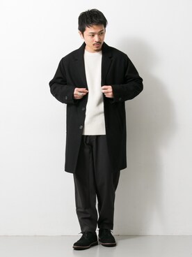 「ITEMS_URBANRESEARCH」｜Yudai  Yorozuさん（メンズ・164cm）の冬コーディネート