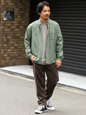 「ITEMS_URBANRESEARCH」｜Yudai  Yorozuさん（メンズ・164cm）の冬コーディネート