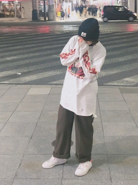 缶さん(レディース・155cm)の冬コーディネート