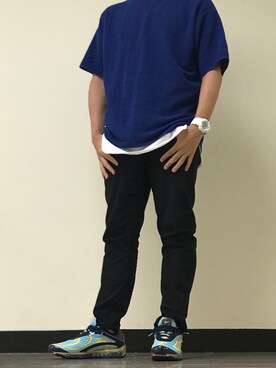 「RIPNDIP（リップンディップ）のアイテム（パンツ）」を使った、chikwa126さん（メンズ・171cm）の秋コーディネート