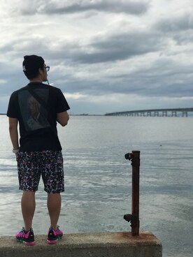 「RIPNDIP（リップンディップ）のアイテム（パンツ）」を使った、chikwa126さん（メンズ・171cm）の秋コーディネート