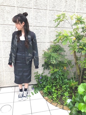 「G-STAR RAW（ジースターロゥ）のアイテム（サロペット/オーバーオール）」を使った、🦔 akaneさん（レディース・149cm）の春コーディネート