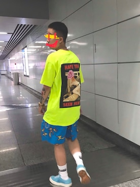 「10Deep（テンディープ）のアイテム」を使った、鲁么買_さん（メンズ・163cm）の夏コーディネート