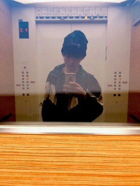 「KANGOL（カンゴール）のアイテム（ナイロンジャケット）」を使った、jinさん（メンズ・172cm）の秋コーディネート