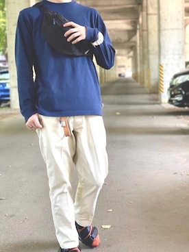 「アイテム（キーケース/キーアクセサリー）」を使った、Theodore【セオドア】さん（メンズ・170cm）の夏コーディネート