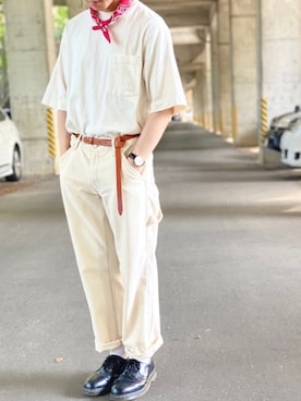 「SMITH'S（スミス）のアイテム（パンツ）」を使った、Theodore【セオドア】さん（メンズ・170cm）の秋コーディネート