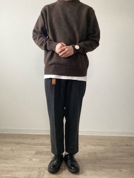 「coen」｜「アイテム（財布/小物）」を使った、Theodore【セオドア】さん（メンズ・170cm）の冬コーディネート