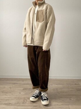 「coen（コーエン）のアイテム（ブルゾン）」を使った、Theodore【セオドア】さん（メンズ・170cm）の冬コーディネート