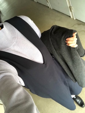 「e.r.g*（イーアールジー）のアイテム」を使った、mokashidamoさん（レディース・169cm）の秋コーディネート