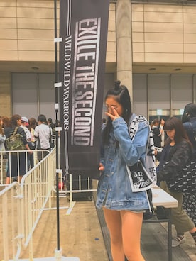 「EXILETHESECOND」｜あかりさん（レディース・166cm）の春コーディネート
