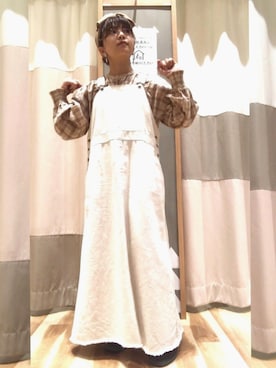 辻永慶子さん（レディース・147cm）の秋コーディネート