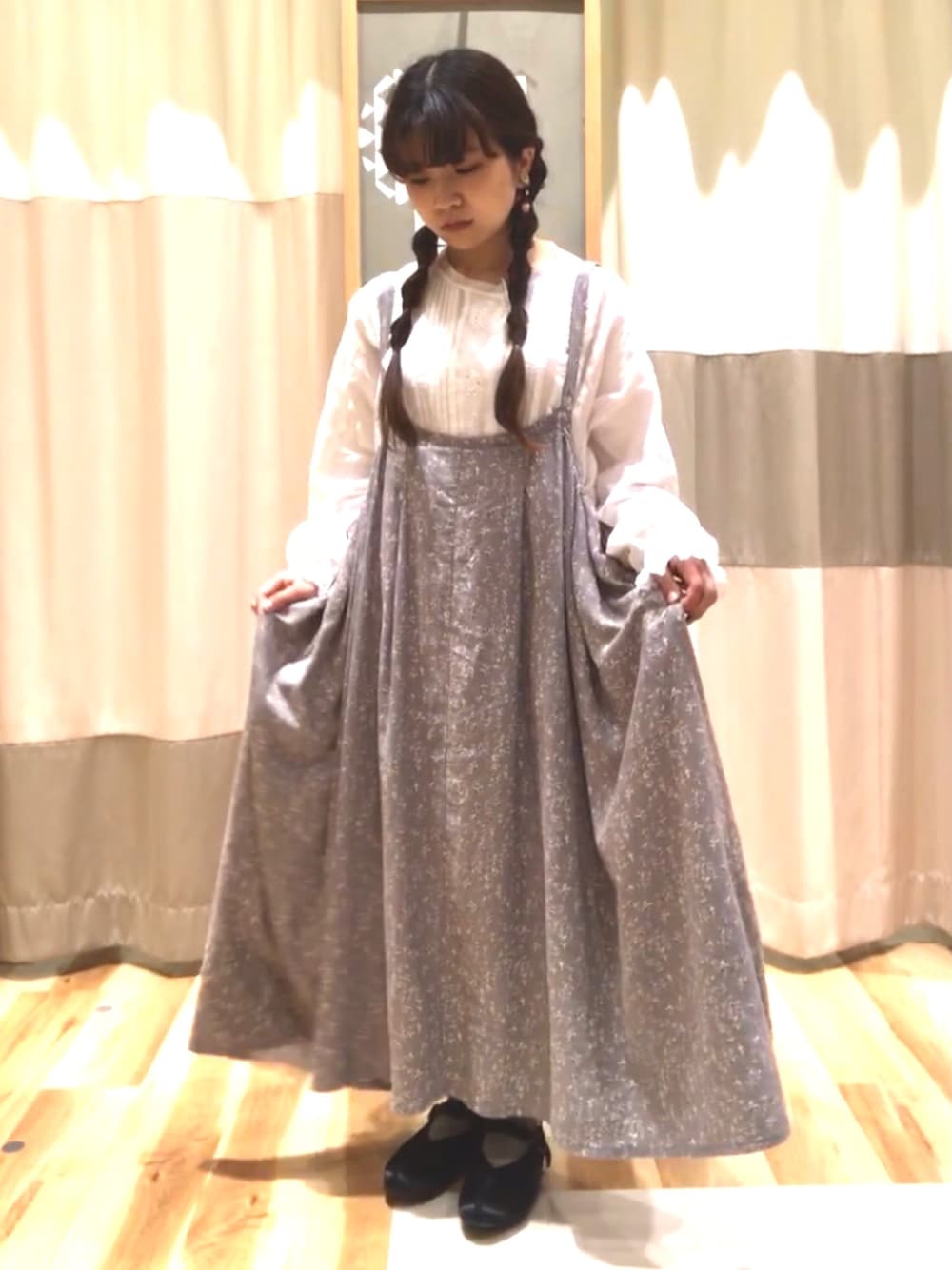 Samansa Mos2（サマンサ モスモス）の「からみストライプレース