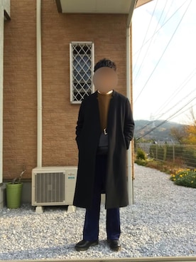 「CULLNI（クルニ）のアイテム（その他アウター）」を使った、shotaさん（メンズ・175cm）の秋コーディネート