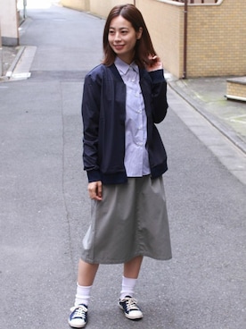 「L&HARMONY（エルアンドハーモニー）のアイテム」を使った、L&HARMONYさん（レディース・162cm）の冬コーディネート