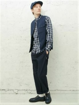 「JOLI（ジョリ）のアイテム」を使った、L&HARMONYさん（メンズ・180cm）の冬コーディネート