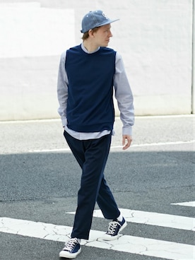 「ＢＢキャップ」｜L&HARMONYさん（メンズ・180cm）の春コーディネート