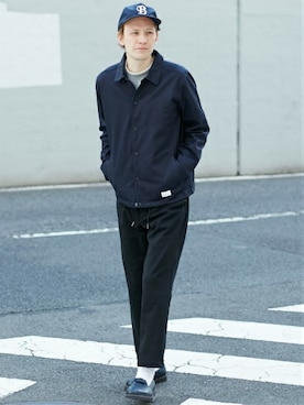 「L&HARMONY（エルアンドハーモニー）のアイテム（ジャケット/アウター）」を使った、L&HARMONYさん（メンズ・180cm）の春コーディネート