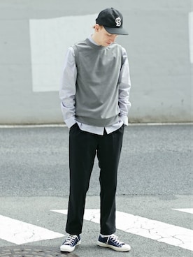 「Maison birth」｜L&HARMONYさん（メンズ・180cm）の春コーディネート