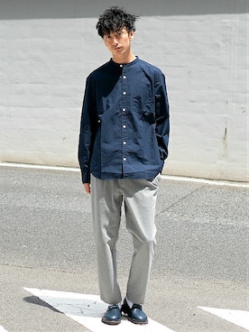 「JOLI（ジョリ）のアイテム」を使った、L&HARMONYさん（メンズ・177cm）の春コーディネート