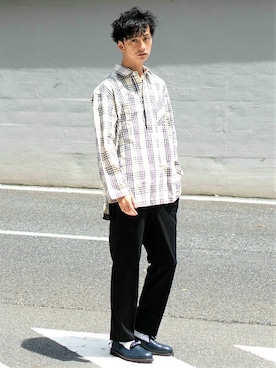 「L&HARMONY（エルアンドハーモニー）のアイテム」を使った、L&HARMONYさん（メンズ・177cm）の春コーディネート
