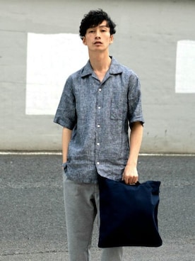 「L&HARMONY（エルアンドハーモニー）のアイテム」を使った、L&HARMONYさん（メンズ・177cm）の春コーディネート