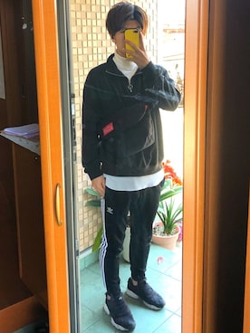 「アイテム（メッセンジャーバッグ）」を使った、あっすんさん（メンズ・177cm・10代）の春コーディネート