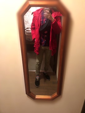 「おでかけ」｜「アイテム（その他アウター）」を使った、ゆさん（メンズ・175cm）の冬コーディネート