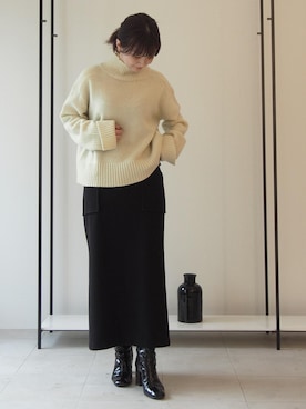 小山 (koyama)さん（レディース・160cm）の冬コーディネート