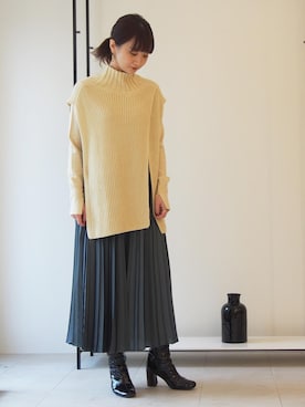 「グリーンレーベルリラクシング」｜小山 (koyama)さん（レディース・160cm）の冬コーディネート