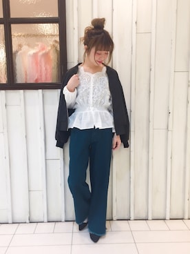 erina 🌿さん（レディース・153cm）の冬コーディネート