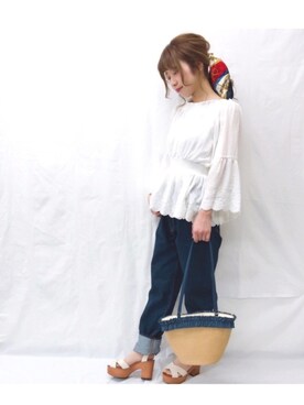 erina 🌿さん（レディース・153cm）の春コーディネート