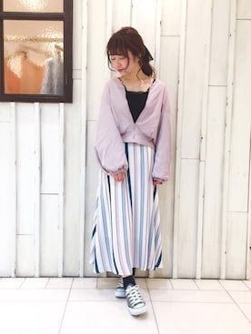 erina 🌿さん（レディース・153cm）の春コーディネート