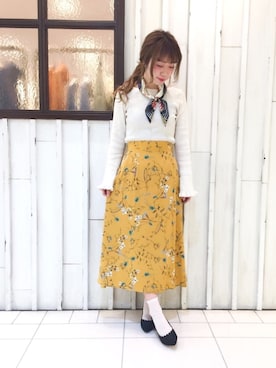 erina 🌿さん（レディース・153cm）の春コーディネート