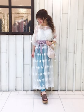 erina 🌿さん（レディース・153cm）の春コーディネート